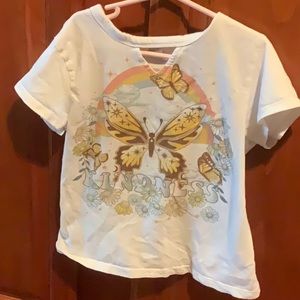 Girls butterfly kindness top Size- S 7/8